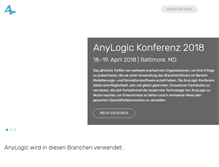 Tablet Screenshot of anylogic.de